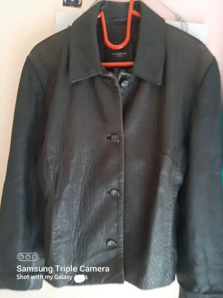 Jaket Kulit Asli USA tebal Sepasang Cwe cwo Lembut Soft Inside