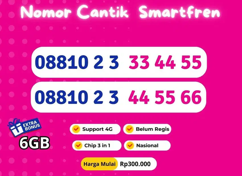 NOMOR CANTIK SMARTFREN