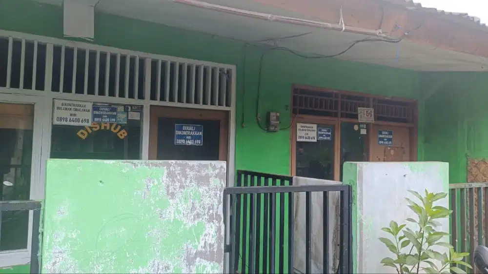 Jual rumah kontrakan 2 pintu bisa NEGO