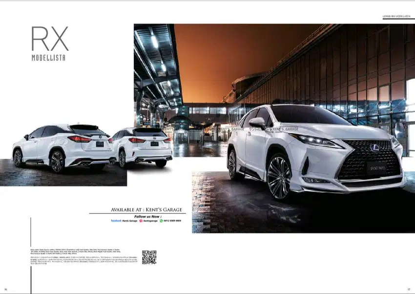 Bodykit Lexus RX/NX/UX FSport Modellista Version