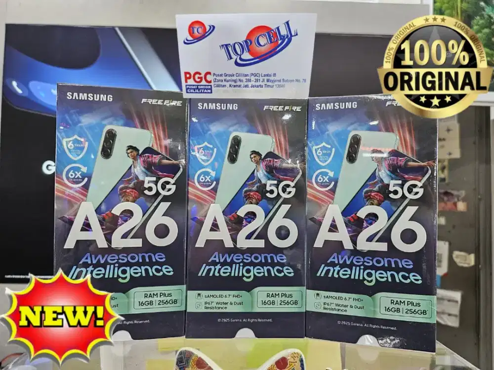 Samsung GALAXY A26 5G 8/256 new Garansi resmi murahhh