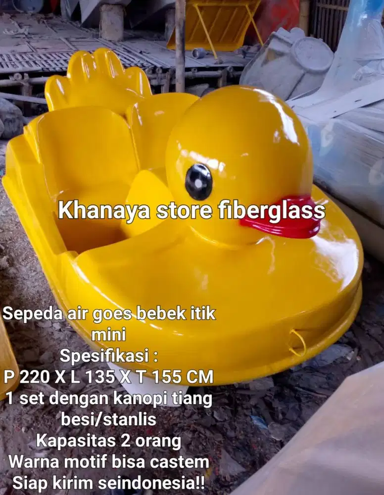 bebek itik gowes/sepeda air gowes/perahu bebek itik/perahu bebekkan