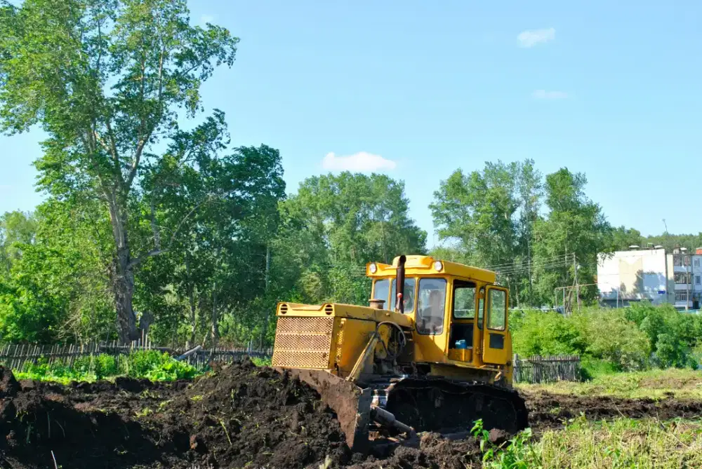 Land clearing cut & Fill Pengurugan Buang Puing
