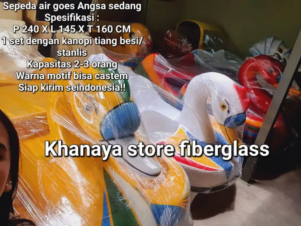 Ready sepeda air bebek/angsa gowes/bebek gowes/sepeda air gowes baru