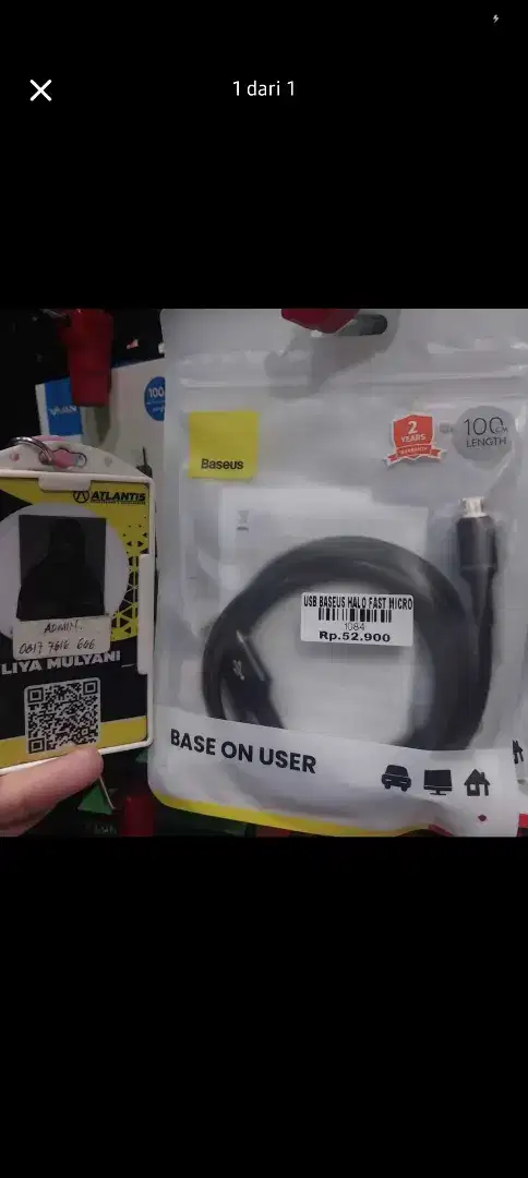 USB BASEUS HALO FAST MICRO | ATLANTIS DAHSYAT