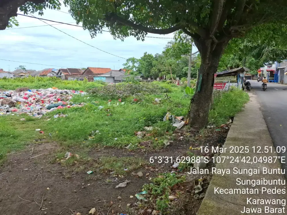 Tanah dijual lokasi pinggir jalan