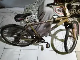 Sepeda dg stiker Polygon bekas 28