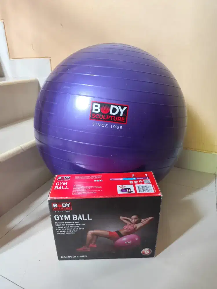 Body Sculpture Gym Ball 75 CM / Gym Ball Body Sculpture PPL 75 CM Ungu