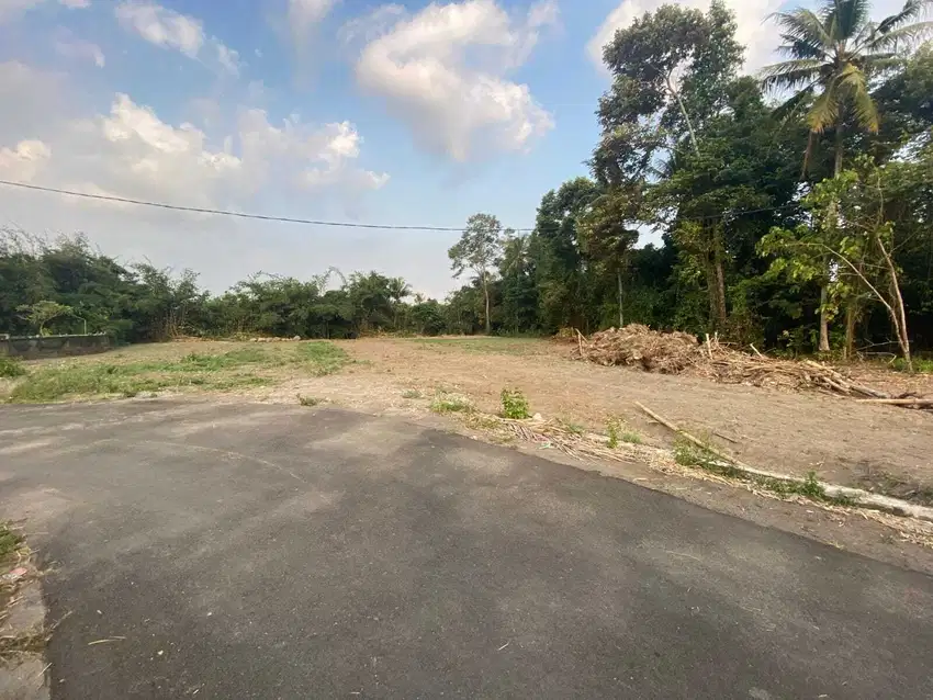 Tanah pekarangan nyaman dan asri, View Sawah. 5 menit exit Tol Kalasan