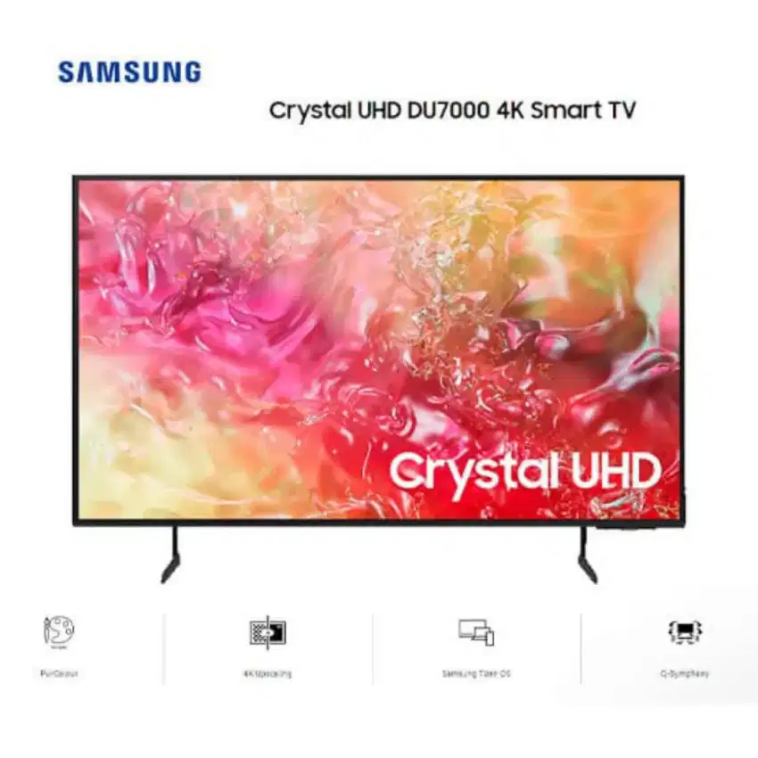 Samsung led tv 43in 4k smart tv 43du7000