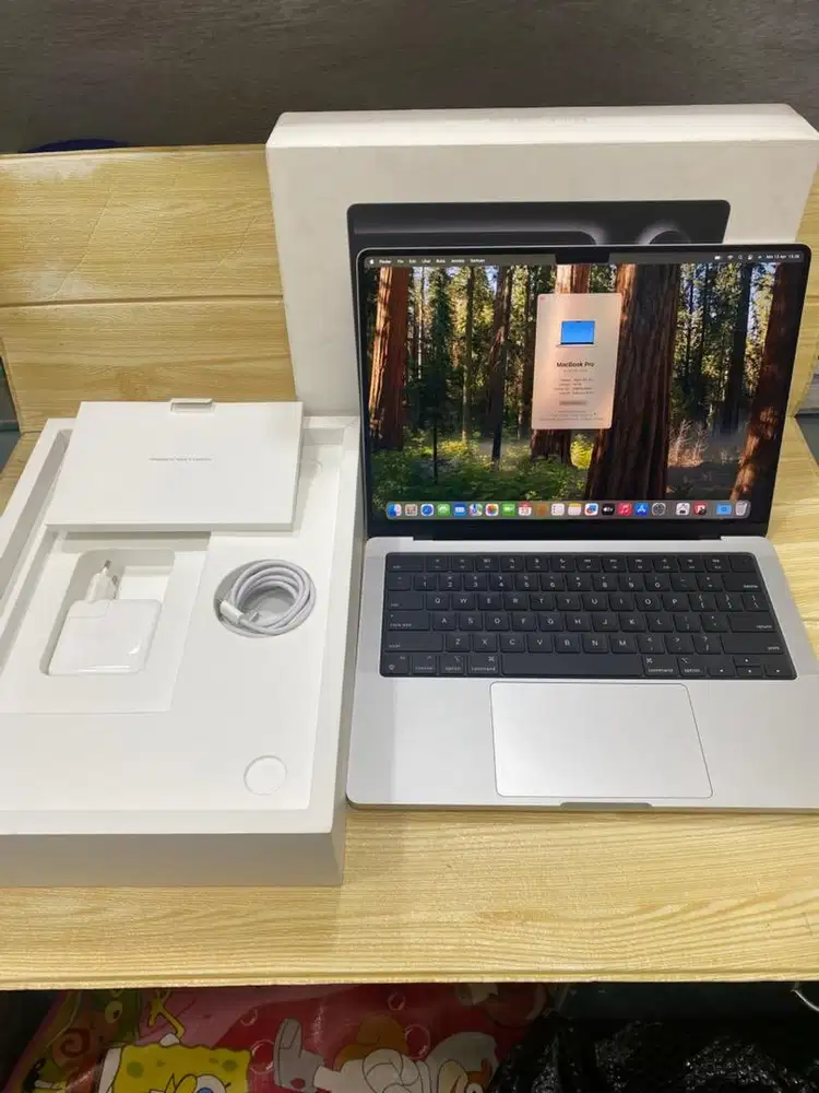 Second Macbook Pro M3 Pro 14 inch 2023 Ram 18GB Ssd 512GB Grs ibox