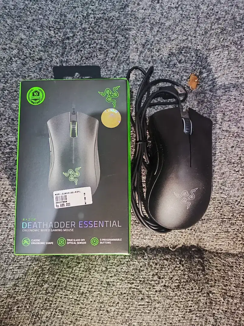 JUAL MURAH MOUSE GAMING RAZER DEATHADDER ESSENTIALS!