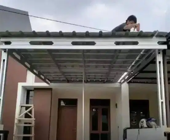kanopi baja ringan terpasang murah