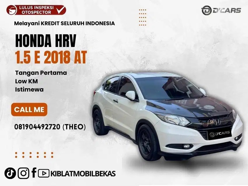 HONDA HRV E 2018 FLOATING AUTOMATIC TANGAN 1 LOW KM
