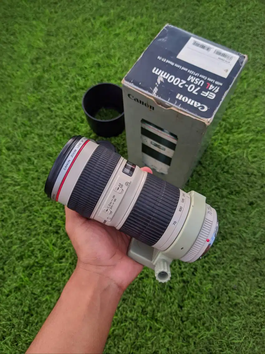 Lensa tele Canon ef 70-200mm F4 L USM non is fullset dus box