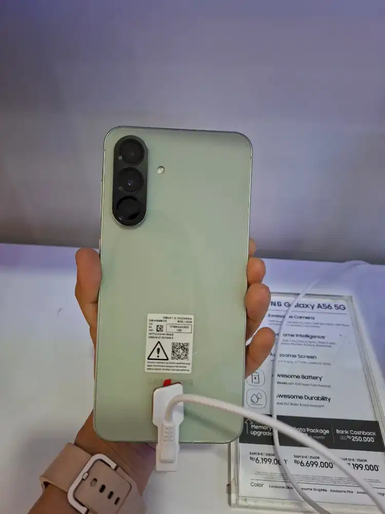 SAMSUNG A56 5G 8/256 FREE TRAVEL ADAPTOR 25W