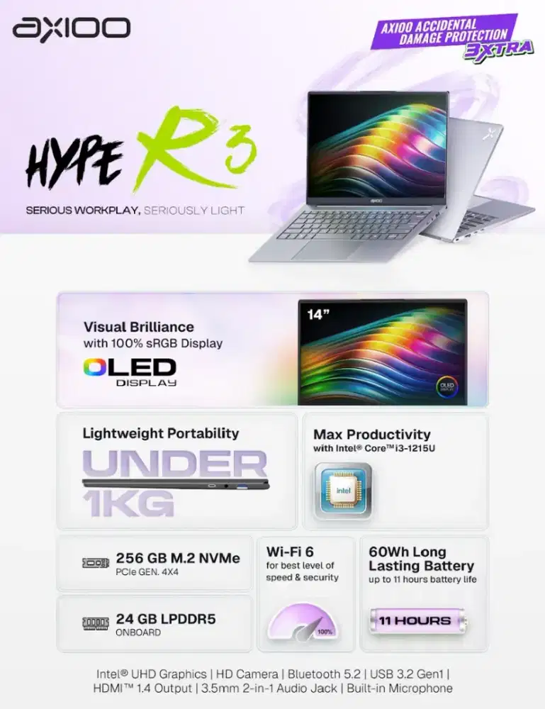 Cash/Kredit Laptop hype R3 OLED