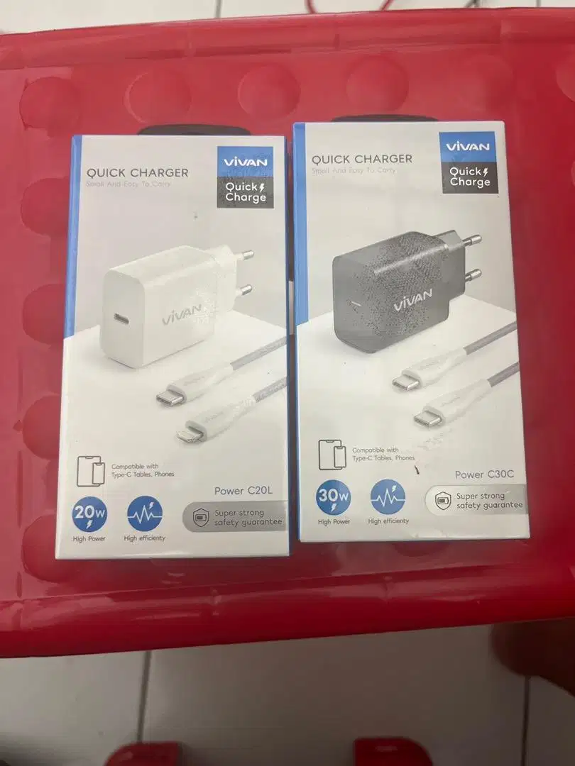 Charger vivan 20 watt iphone /type c