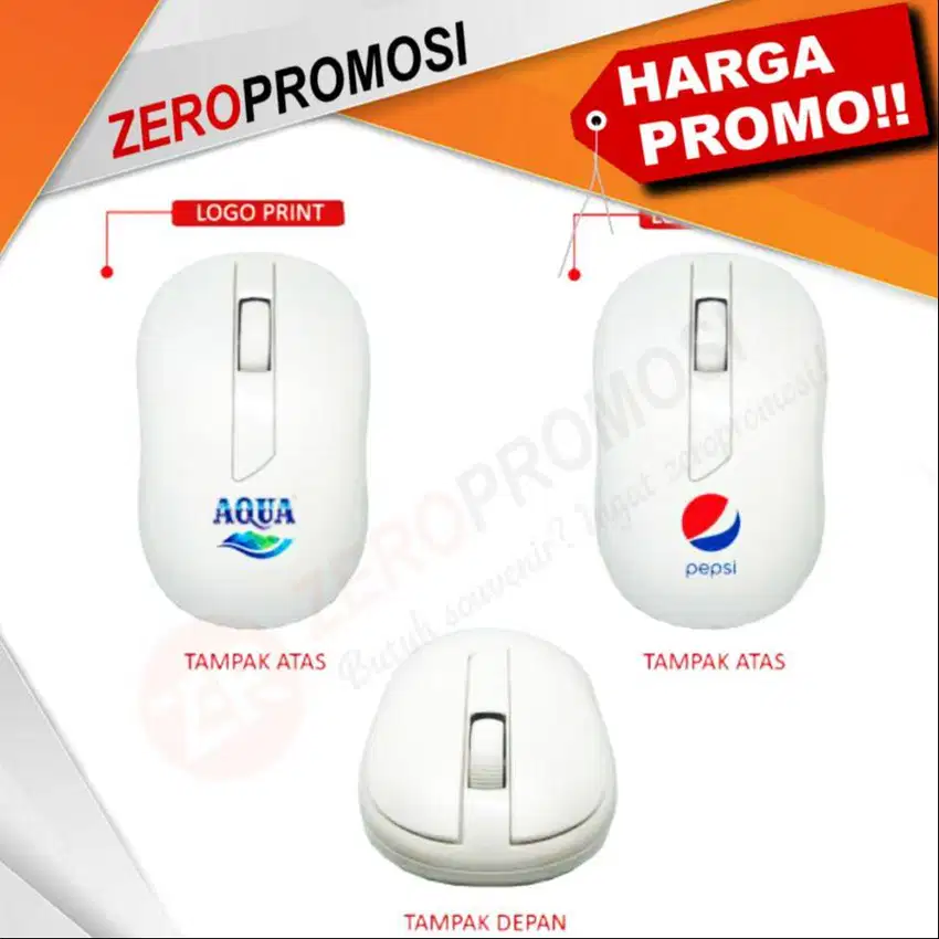 Cetak Custom Mouse Wireless MW05 Promosi