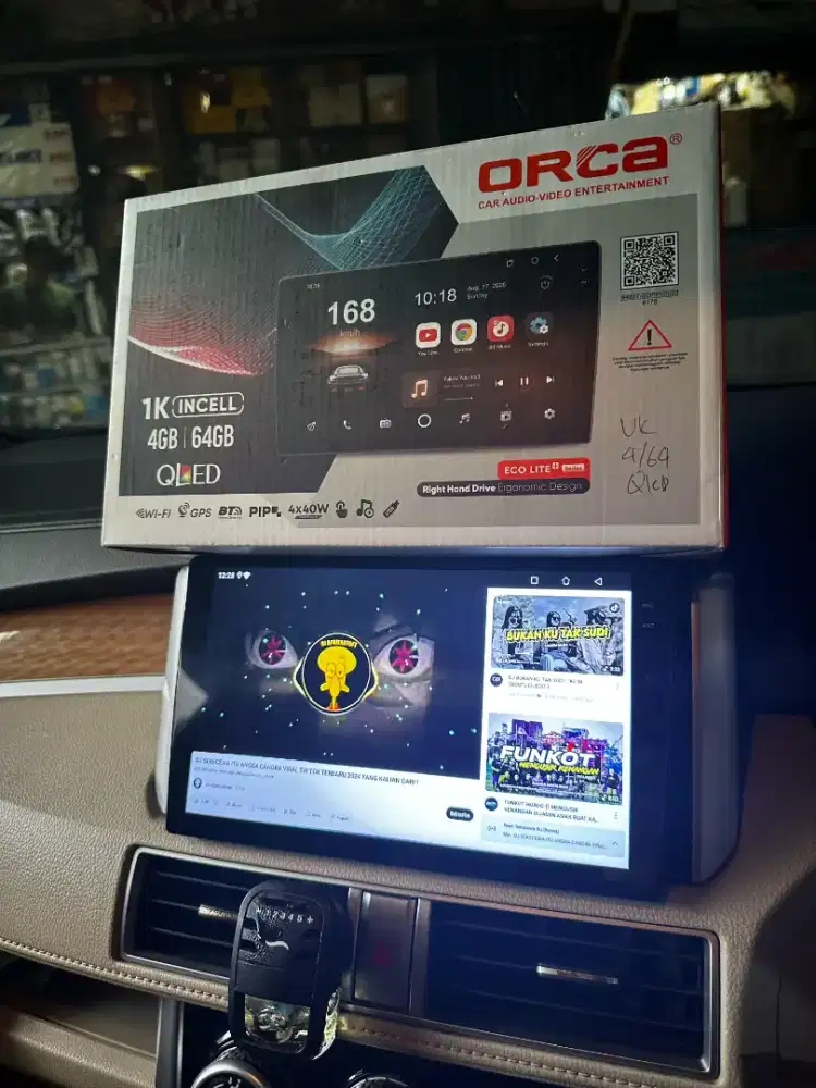 Android Orca 9in Qled ram4/64+kamera+pasang.