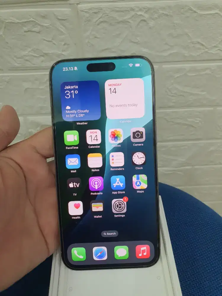 Iphone 15promax 256 natural grs resmi