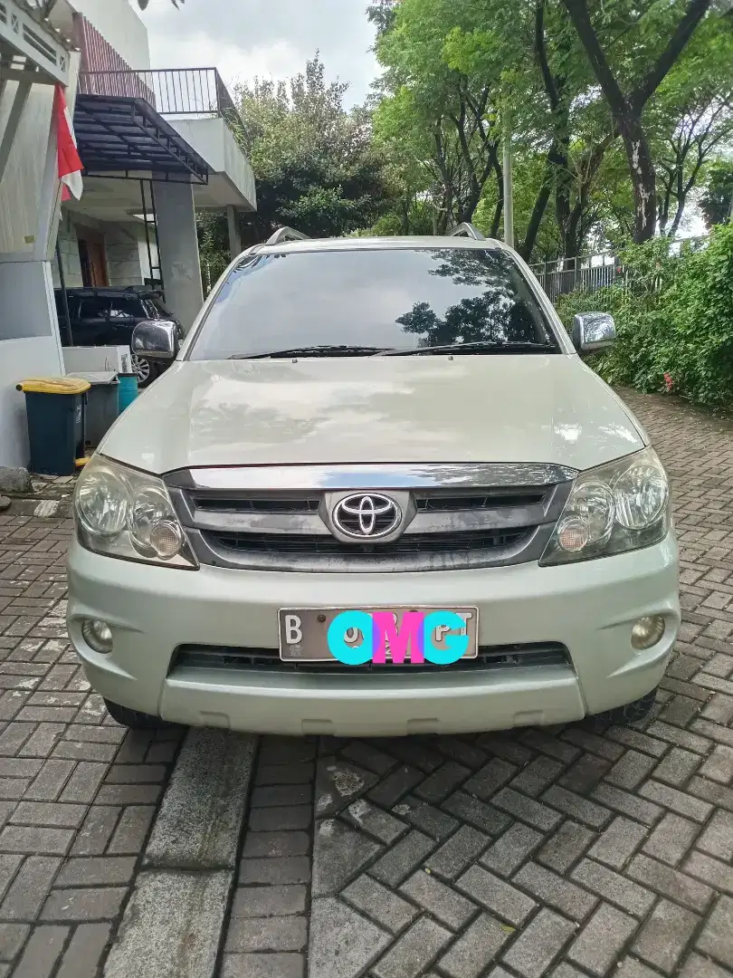 Fortuner G Bensin AT bisa TT Mobil