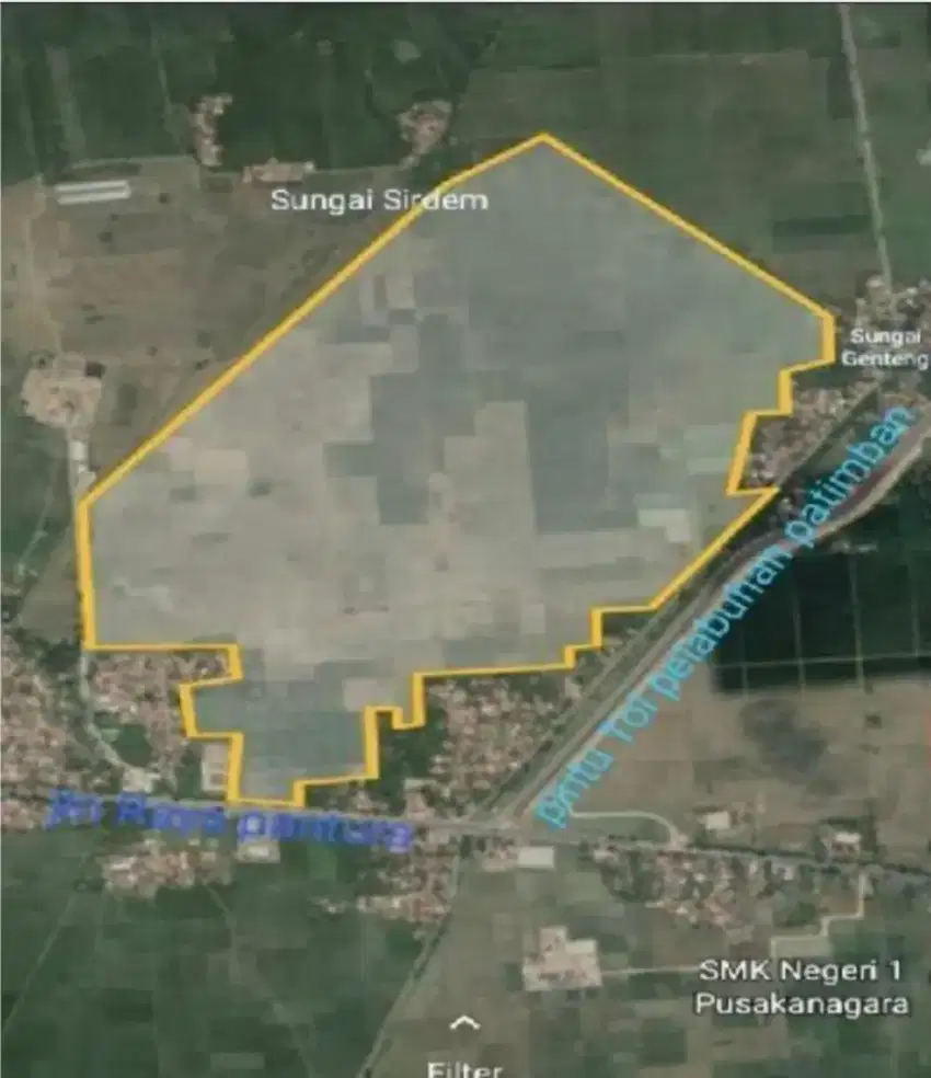JUAL TANAH UNTUK KAWASAN INDUSTRI DI SUBANG 1500 HA SHM DEKAT PATIMBAN