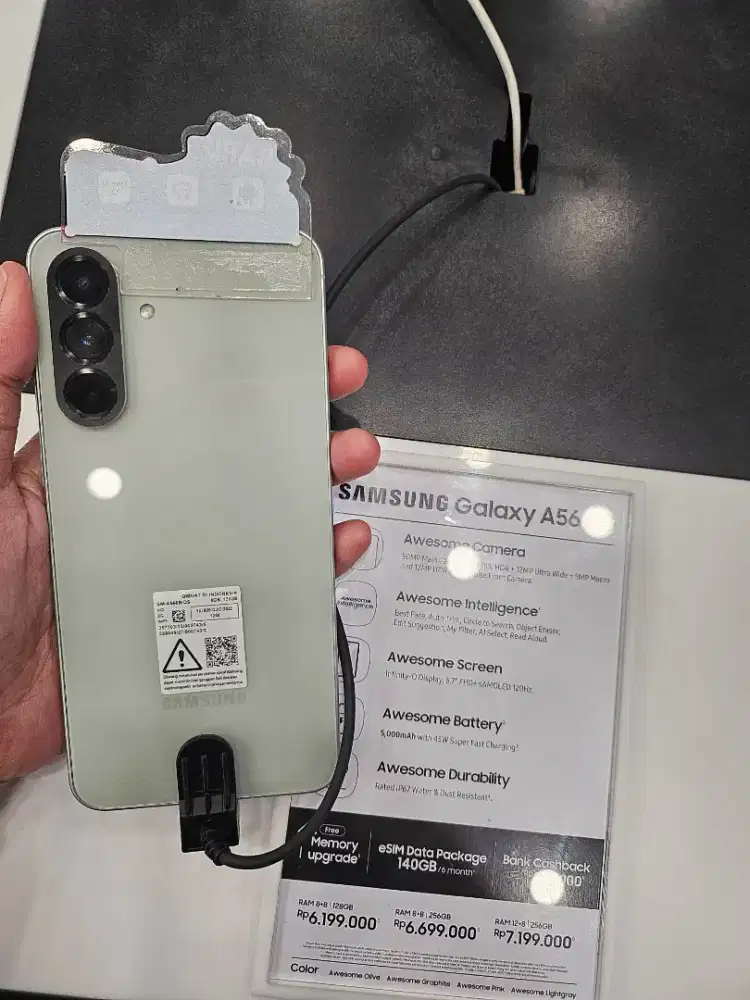 New Samsung A56 Free Adaptor 25w