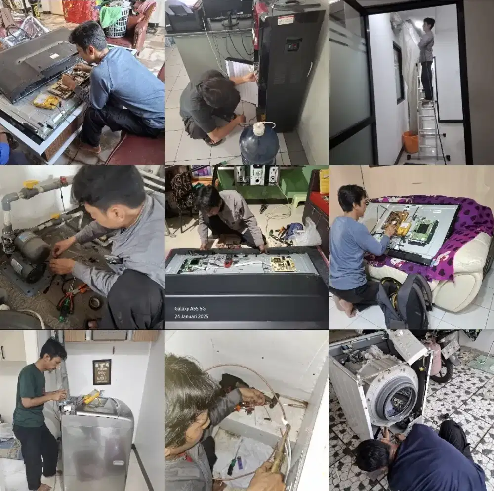 Jasa Service Elektronik: TV,KULKAS,MESIN CUCI,AC, DLL