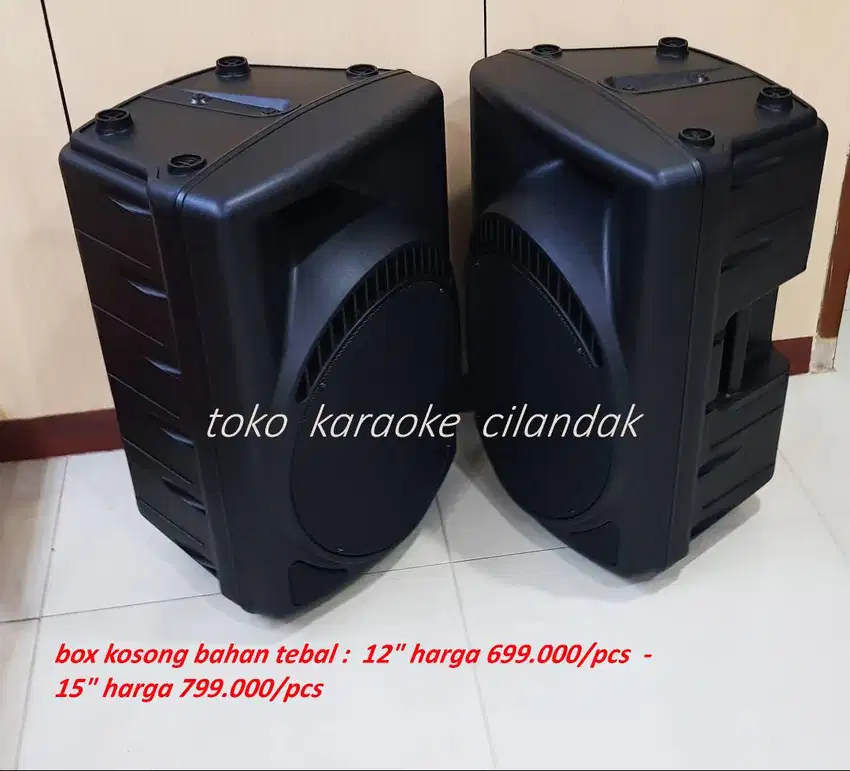 BOX SPEAKER 12 & 15 INCHI 12 HARGA 699.000/PCS 15 HARGA 799.000/PCS