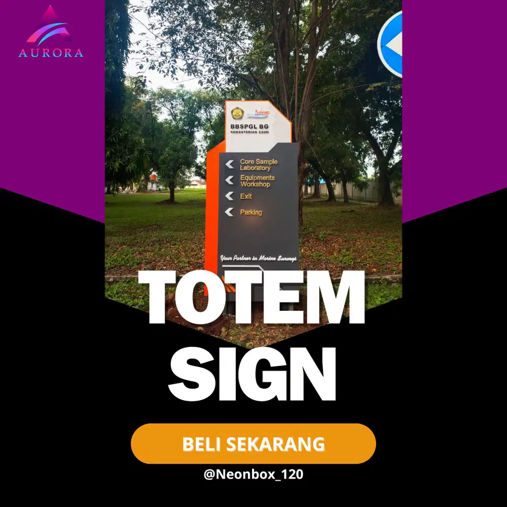 Totem sign custom