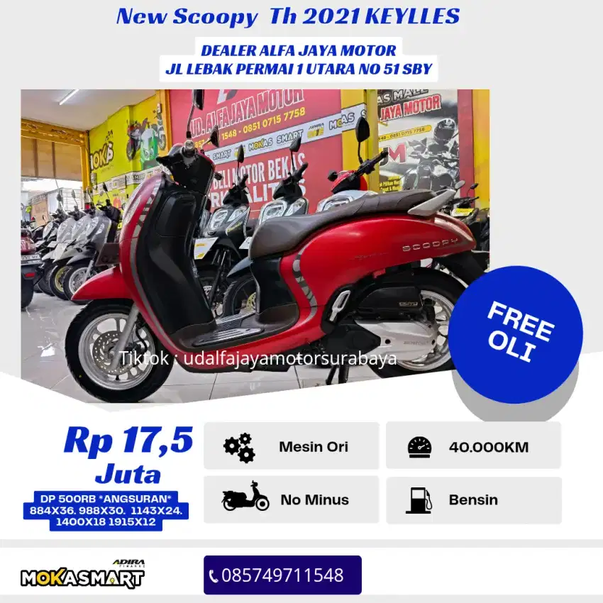Terlaris* SCOOPY TH 2021 KEYLLES