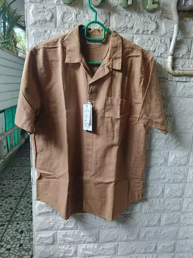 Kemeja   coklat autostreet  size xl