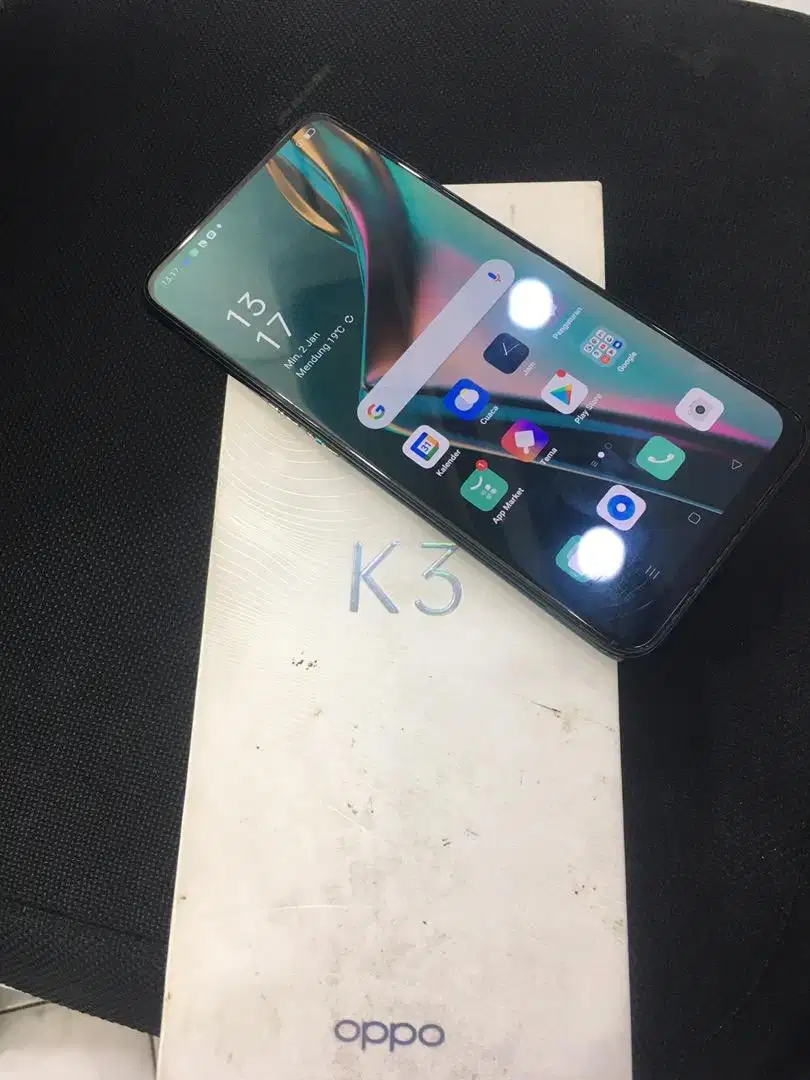 Bismillah oppo K3 lengkap siap pake lecet pemakean 6/64 gasss
