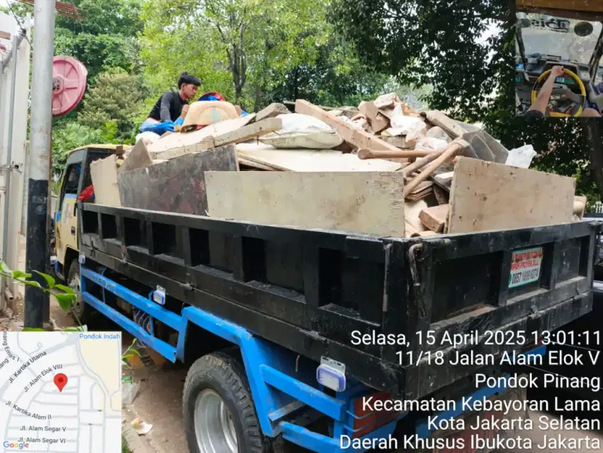 Jasa buang puing sampah