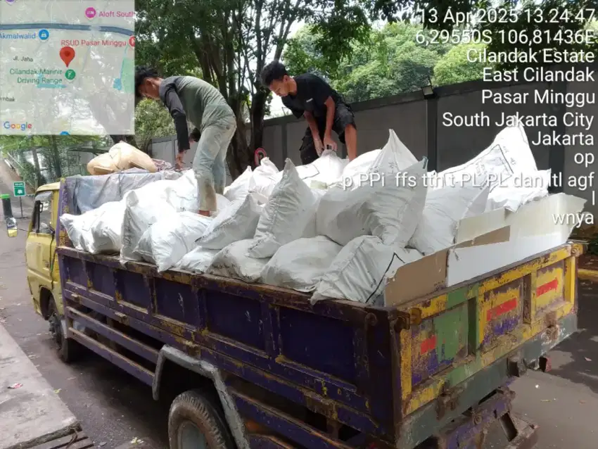 Jasa buang puing sampah