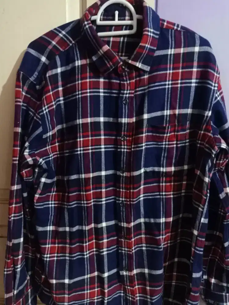 Kemeja flanel keren uniqlo dickies island stone