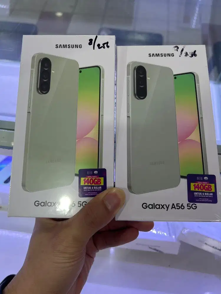 samsung A56 5G ram8/256gb new garansi resmi sein ready
