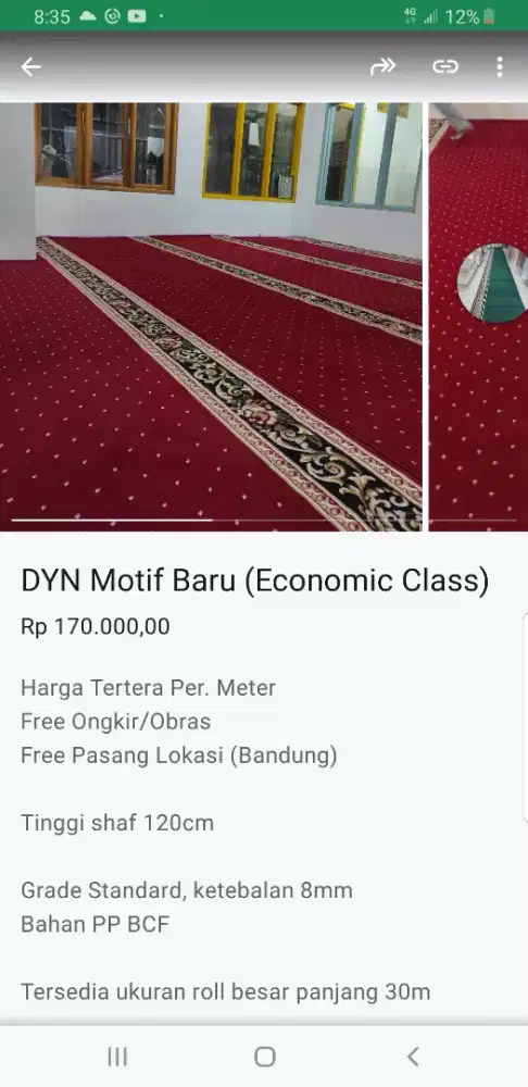 karpet masjid dan kantor