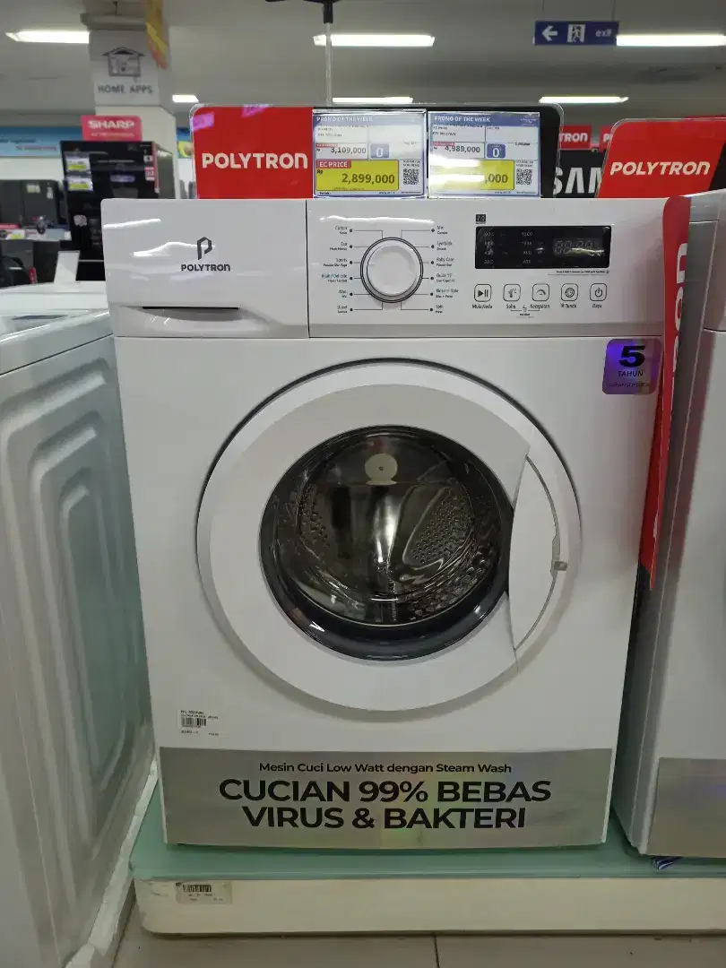Mesin Cuci Sharp 8KG bisa cicilan bunga mulai dari 0%