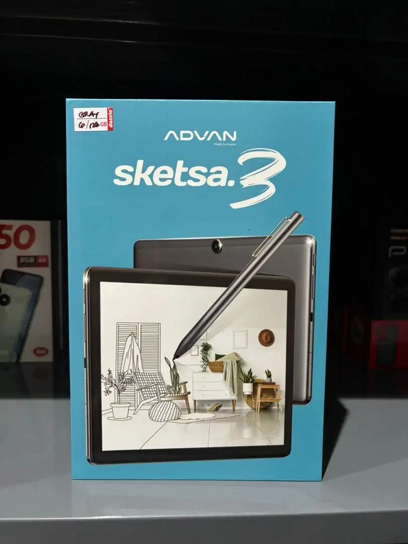 TABLET ADVAN SKETSA 3 GRATIS KEYBOARD DAN PENCIL