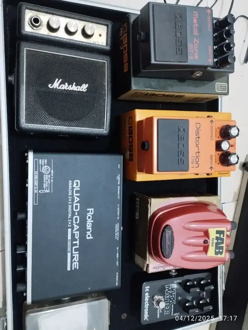 Efek Stompbox BOSS metalzone distortion soundcard dll