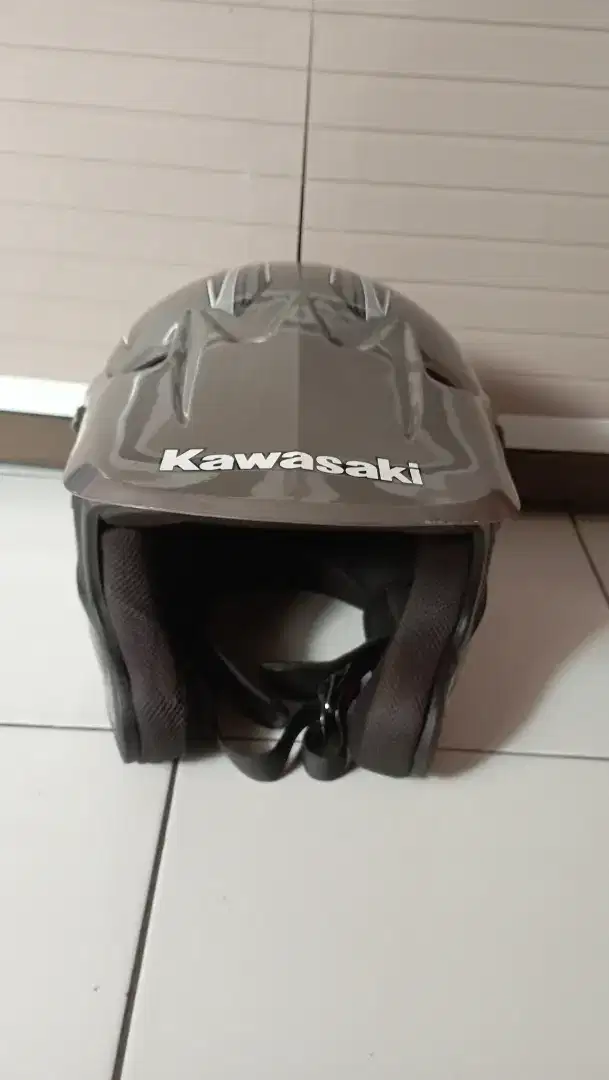 Helm klx modif semi croos size M 85%