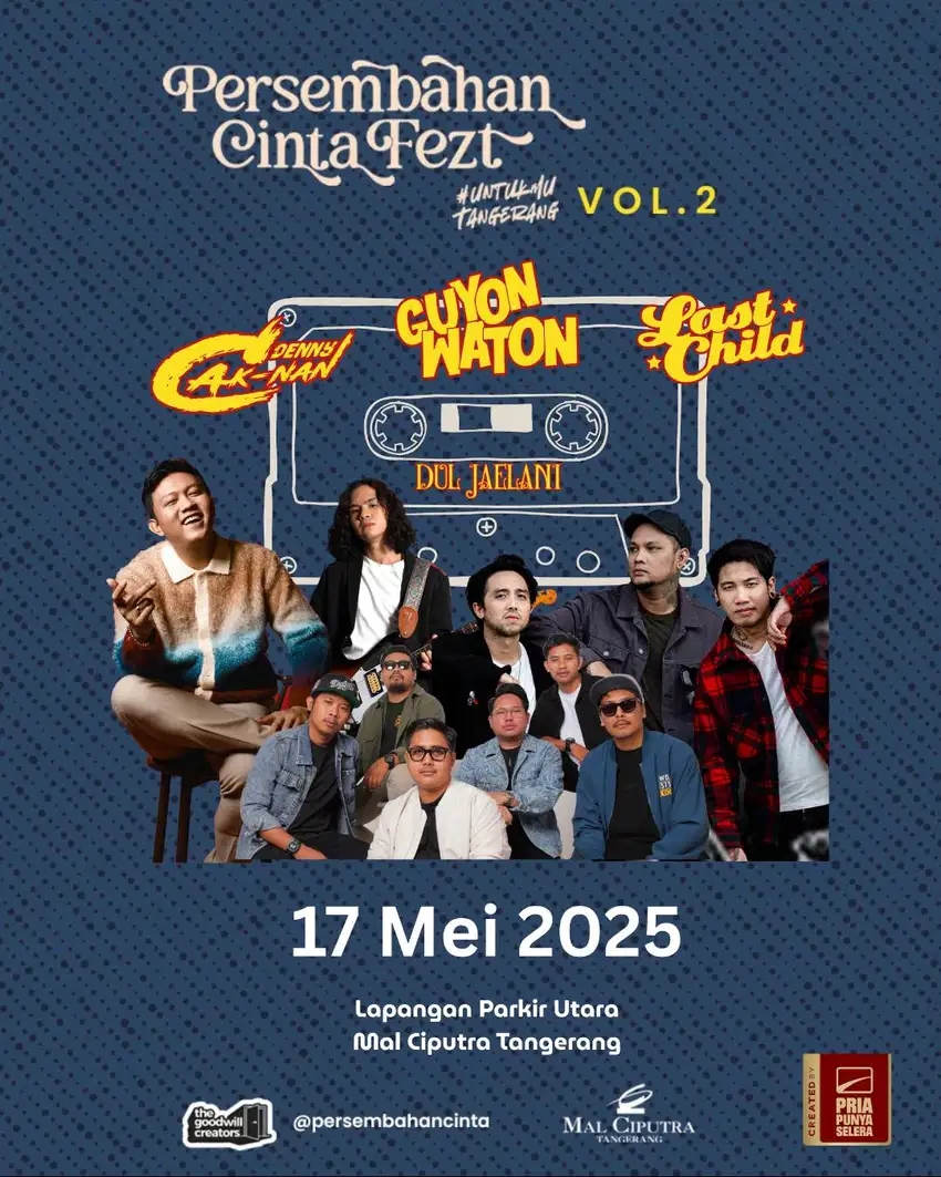 Tiket Reguler Persembahan Cinta Fezt Tangerang