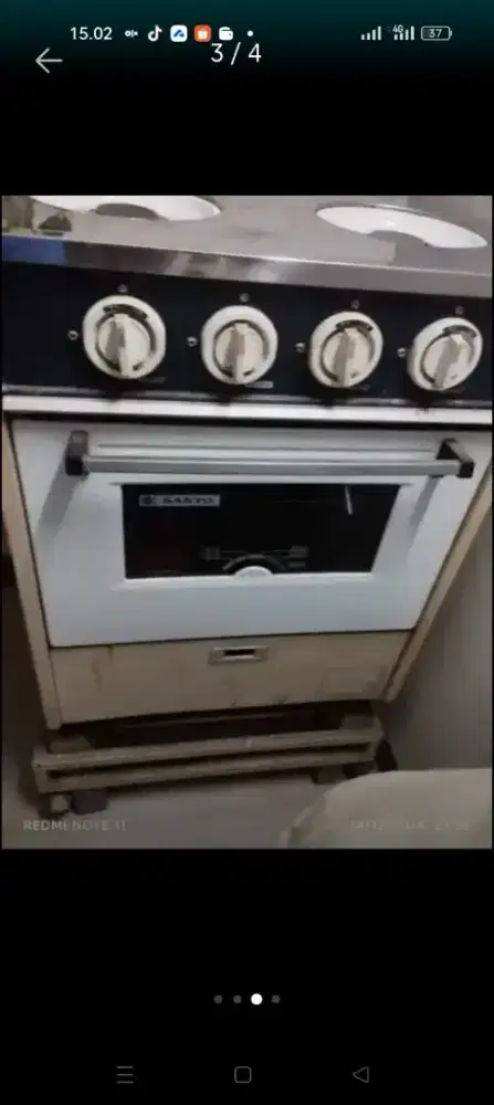 oven dan 3 buah tungku kompor