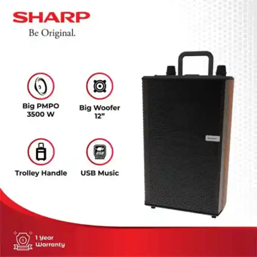 SHARP Speaker Trolley Series 12 CBOX-TRB12MBO