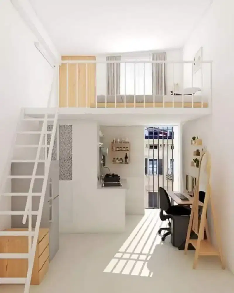 mezzaine indoor balkon kamar anak