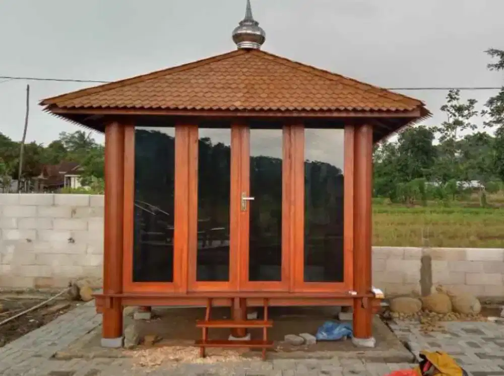 Saung gazebo musholla terbaru