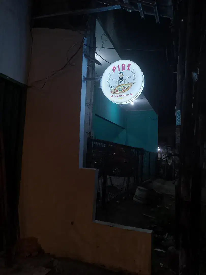 Neon box lampu hias usaha promo