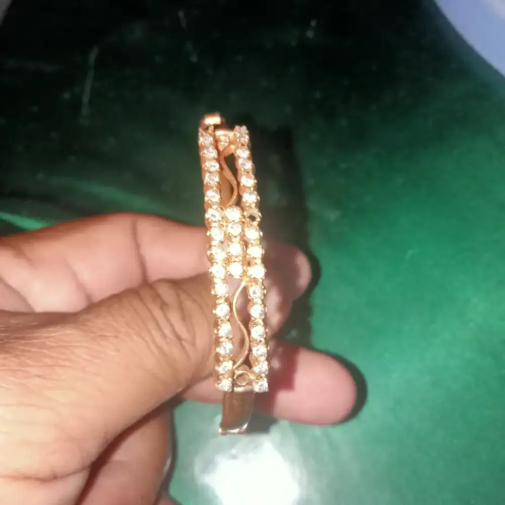 Gelang kuno tembaga lapis suasa